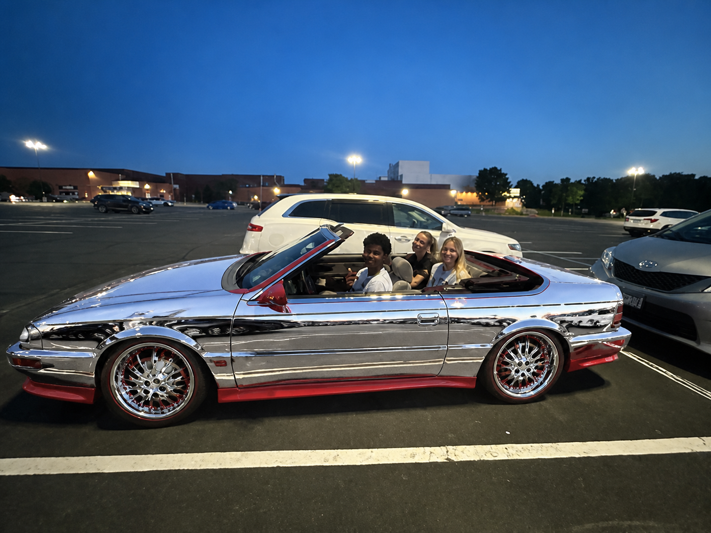 Chrome Wrap Car