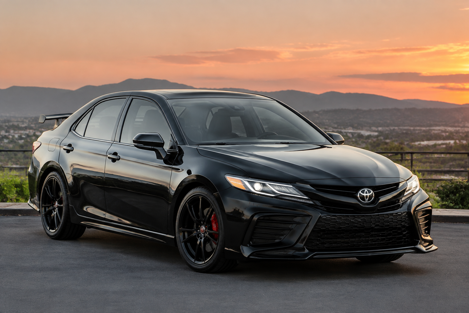Give it clear tail lights, a Toyota spoiler, dual exhaust tips on both sides ...